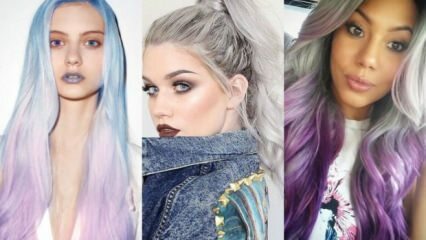 Тенденционни цветове за коса на 2018 г.