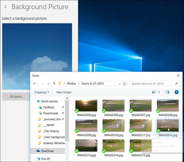 Променете фоновото изображение на Windows 10 Mail или го направете празно