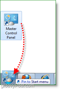 Windows 7 екрана - главен контролен панел за стартиране на менюто