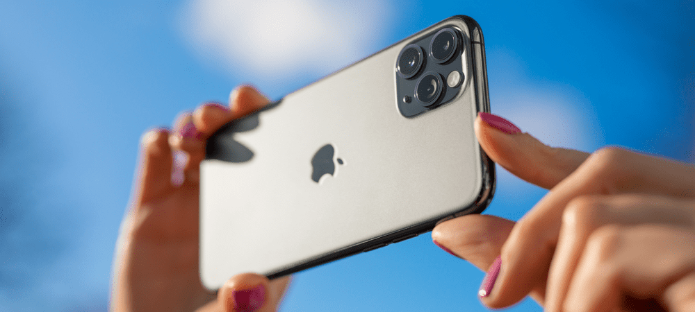 Как да замъглите фона на изображението на iPhone