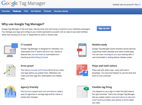 функции на Google tag manager