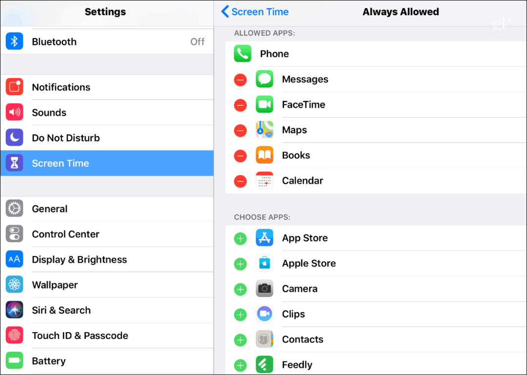 Приложение Ограничава Време на екрана iOS 12