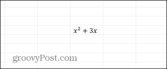 Excel вмъкна уравнение