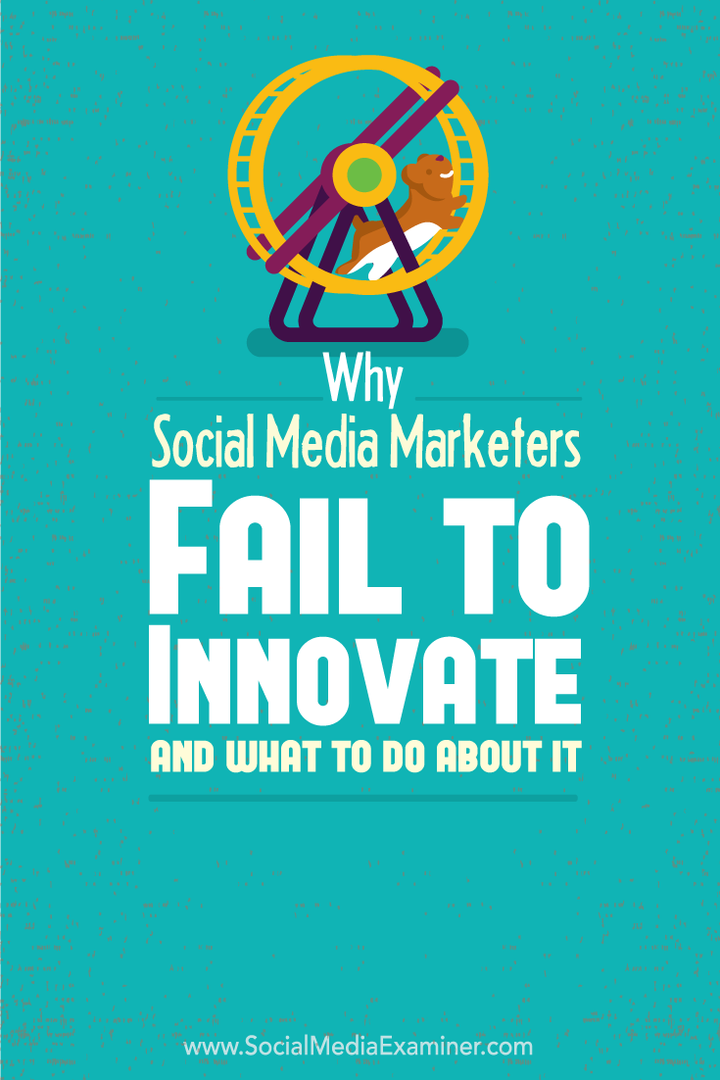 Защо маркетинговите специалисти в социалните медии не успяват да иновации и какво да направя по въпроса: Проверка на социалните медии