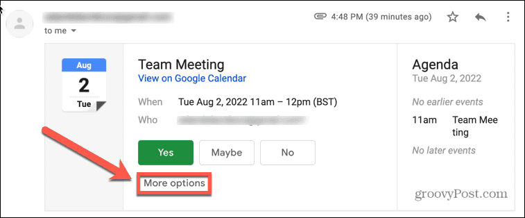 google календар gmail още опции