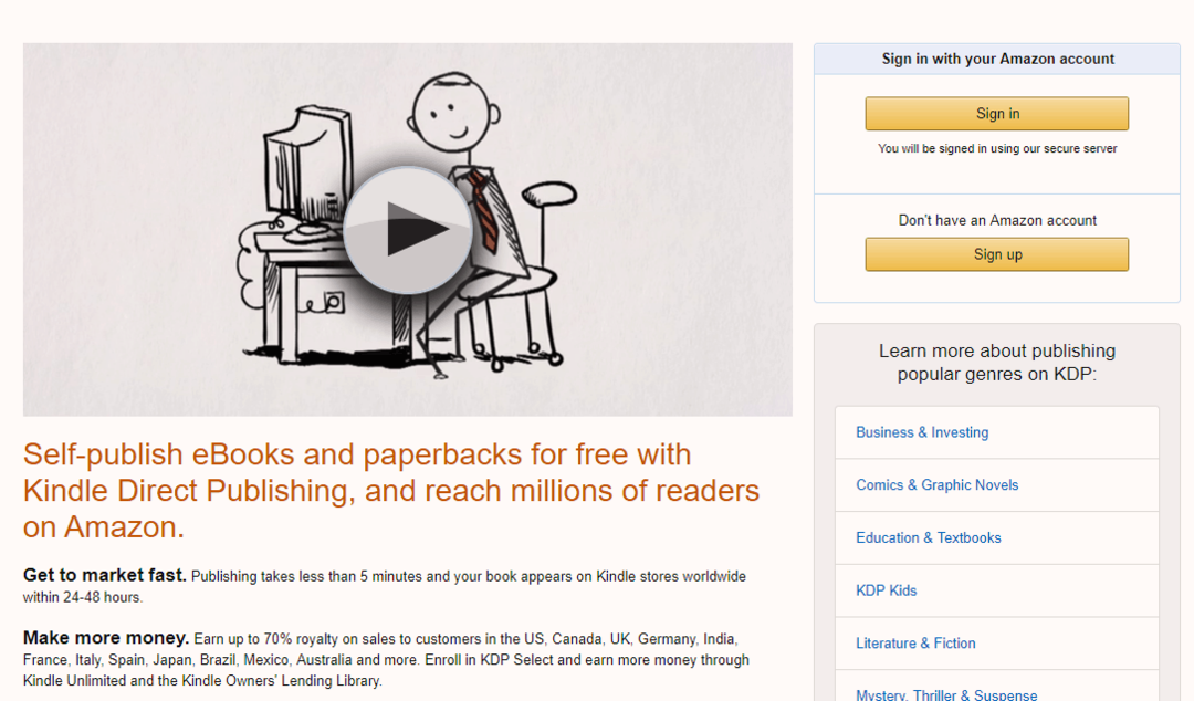 Ръководство за начинаещи за самостоятелно публикуване на Amazon Kindle