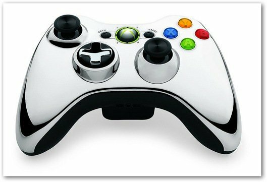 Xbox 360 хром контролер хром