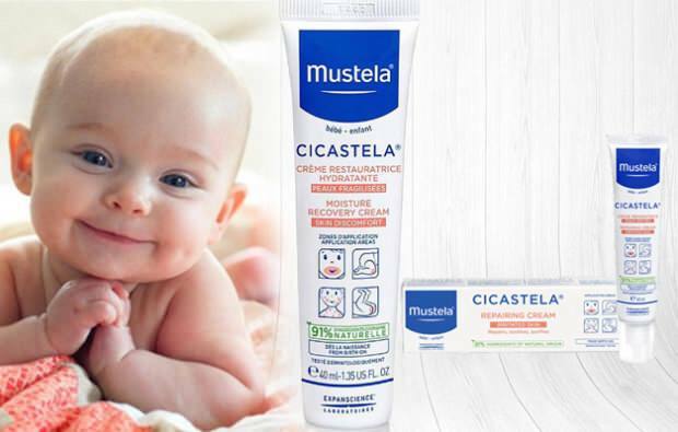 Как да използвате крем за грижа Mustela Cicastela?
