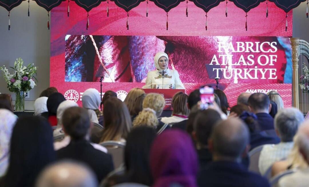 Първата дама Ердоган се срещна със съпругите на лидери в Ню Йорк: Анадолските тъкани бяха ослепителни