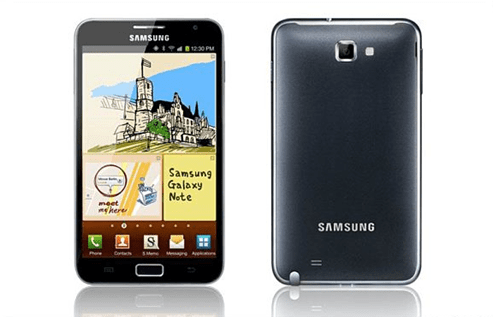 Samsung Galaxy--Забележка-смартфон