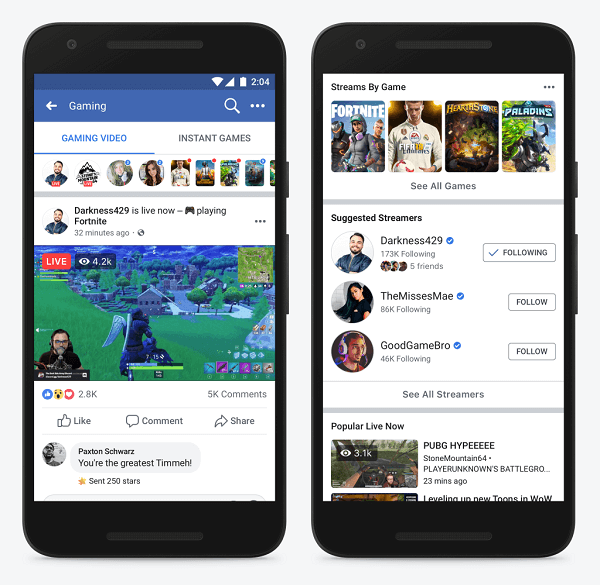 Facebook обяви програмата Level Up, нова програма, специално за нововъзникващите създатели на игри, и дебютира ново място за хора от цял ​​свят за откриване и гледане на видео потоци от игри Facebook.