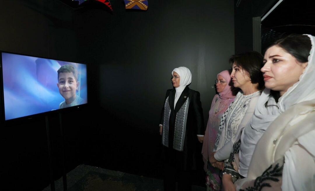 Първата дама Ердоган сподели изложбата „Газа: Съпротива на човечеството“!