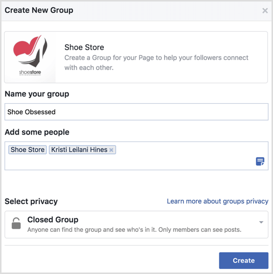 Facebook създава група със страница