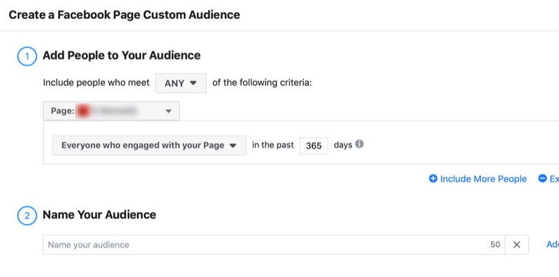 създайте персонализирана аудитория за ангажиране на Facebook страници