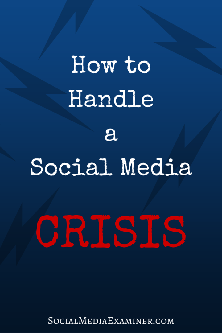 как да се справим с кризата в социалните медии