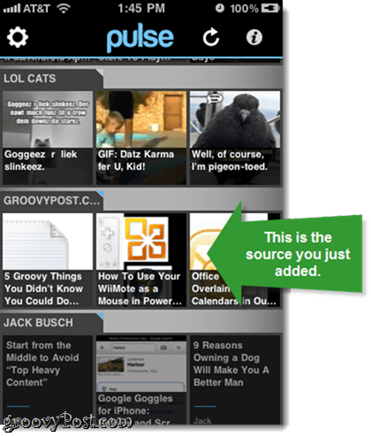 Добавете източници на Google Reader към Pulse