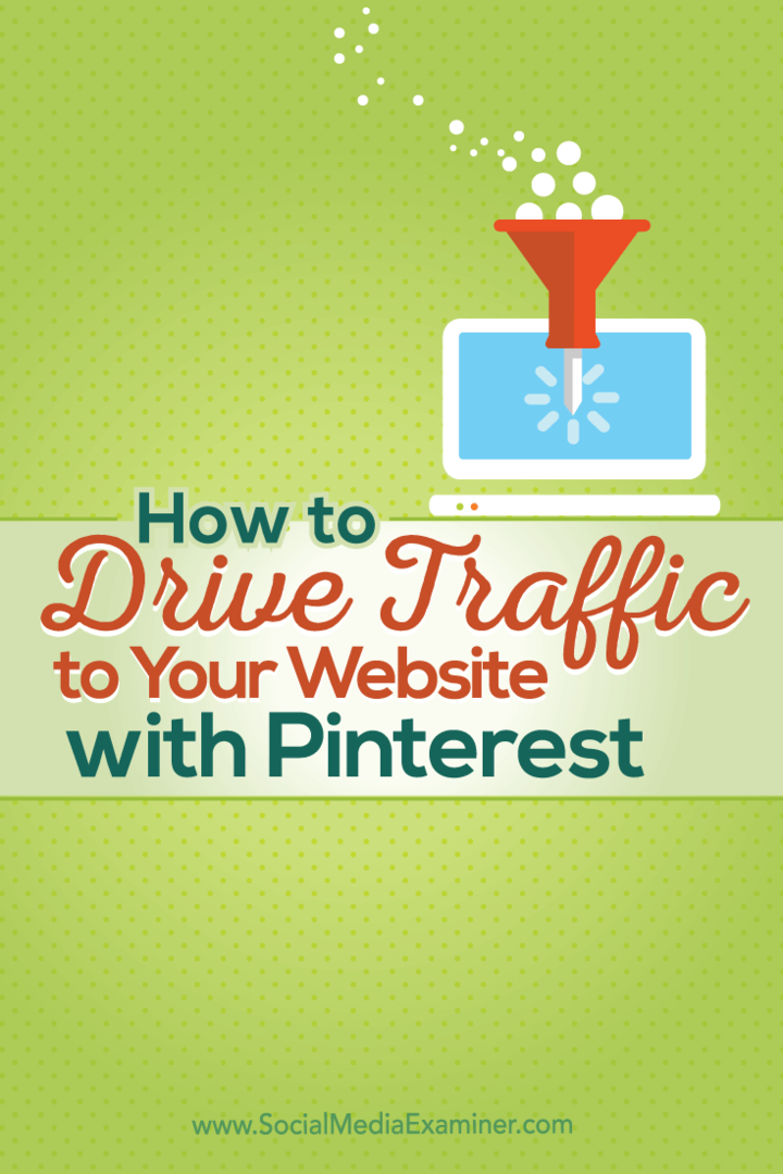 използвайте pinterest, за да привлечете трафик към вашия сайт