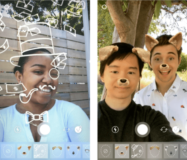 Камерата на Instagram пусна два нови филтъра за лице, които могат да се използват във всички фото и видео продукти на Instagram.