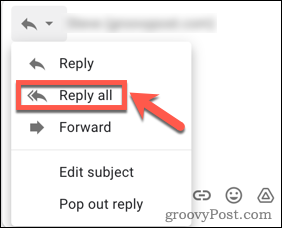 Отговорете на всички получатели на Gmail