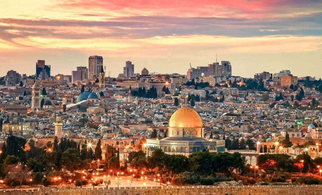 Защо Ерусалим е толкова важен за мюсюлманите? история на йерусалим