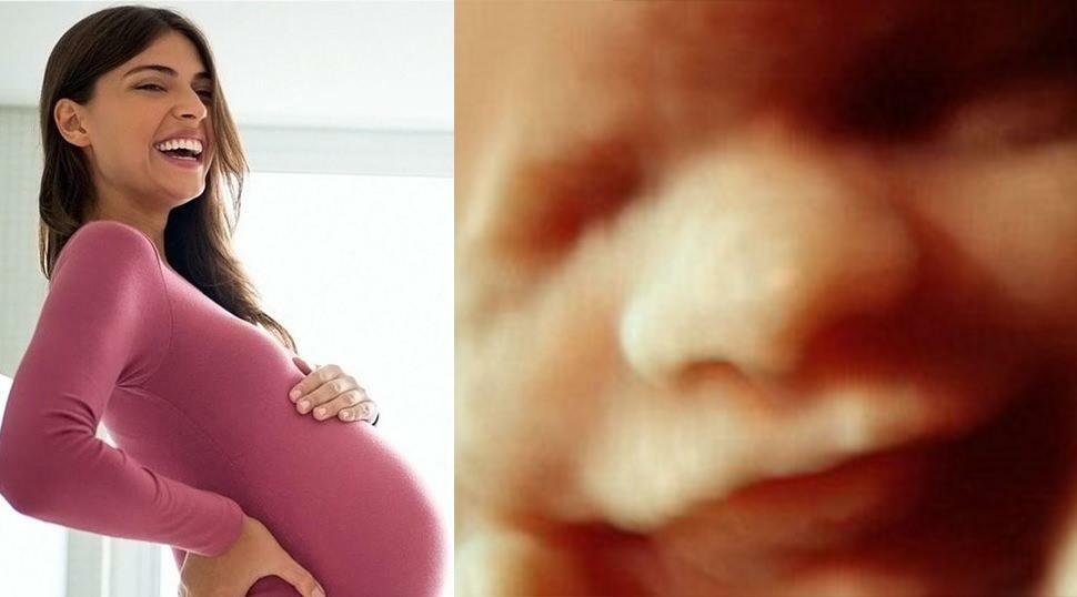 изображение на бебето в утробата