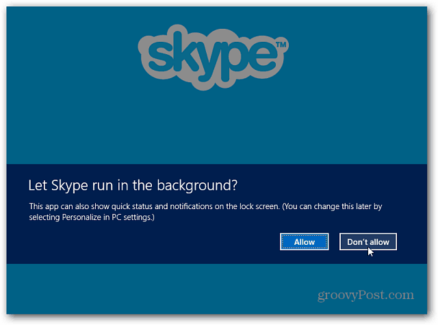 Skype във фонов режим