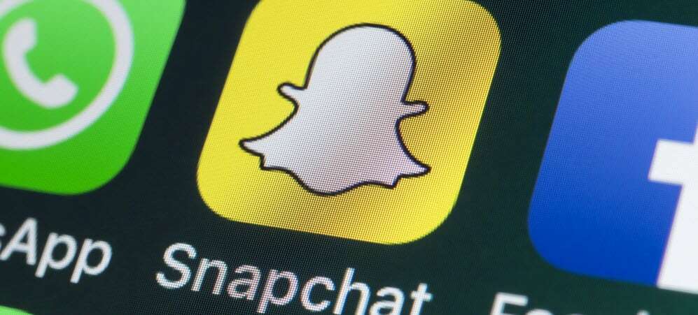 Лого на Snapchat на мобилно устройство