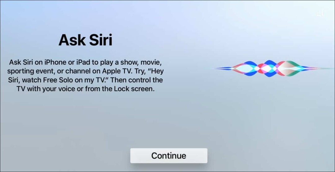 Попитайте Siri Apple TV