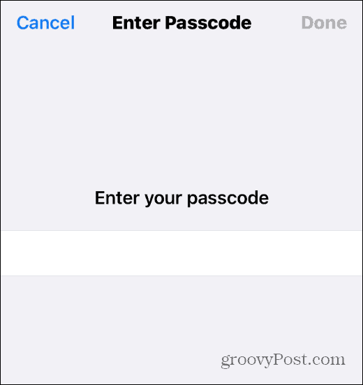 парола iphone