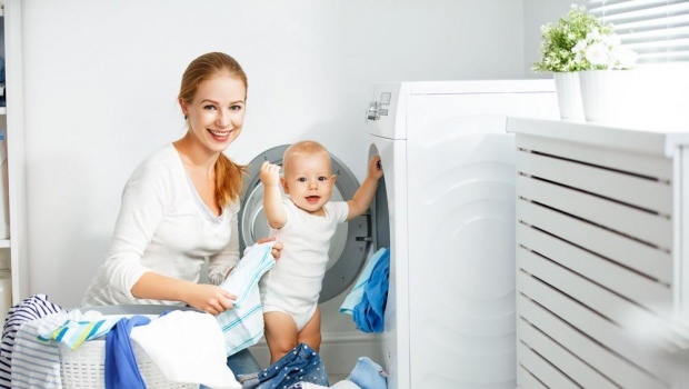 пране на бебешки дрехи