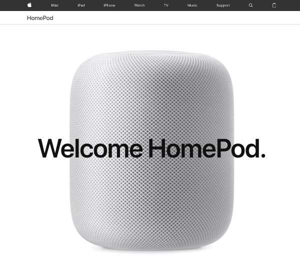 Apple представя нов високоговорител HomePod, контролиран чрез естествено гласово взаимодействие със Siri.