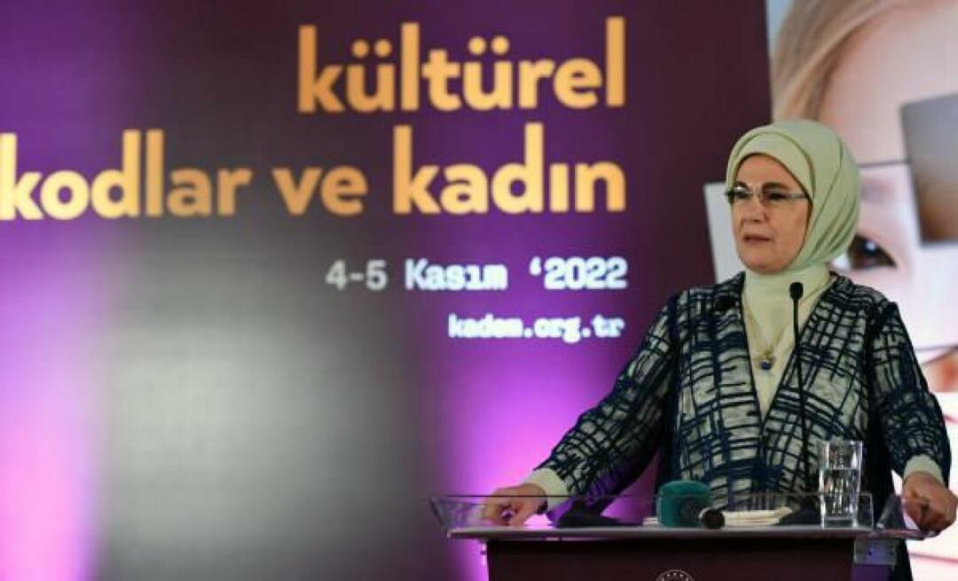 Емине Ердоган е 5-ият президент на KADEM. Той засегна важни въпроси на Международната среща на високо равнище „Жените и правосъдието“!