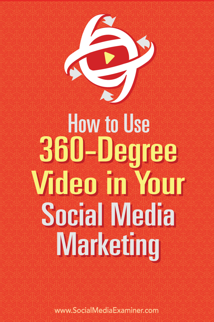 Как да използвате 360-градусово видео във вашия маркетинг в социалните медии: Проверка на социалните медии