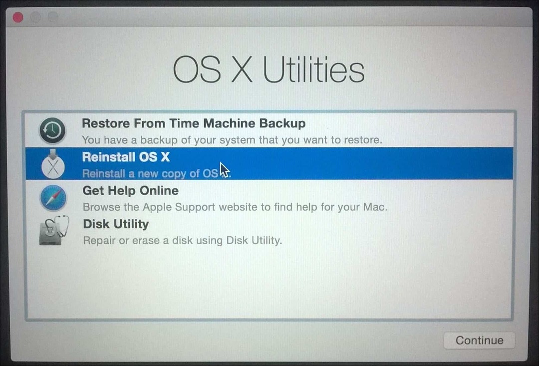 Преинсталирайте OS X