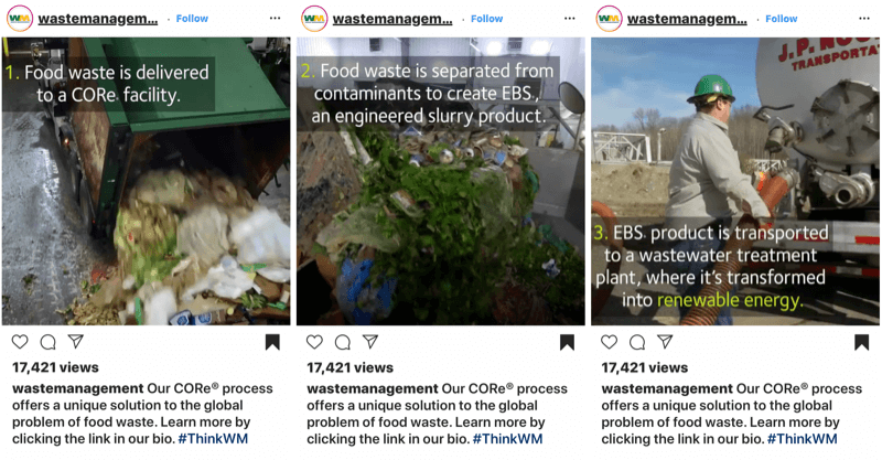 ключови моменти в кратка форма видео от Управление на отпадъците