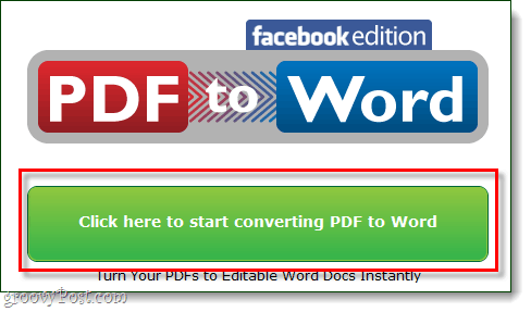 започнете да конвертирате pdf във word facebook издание