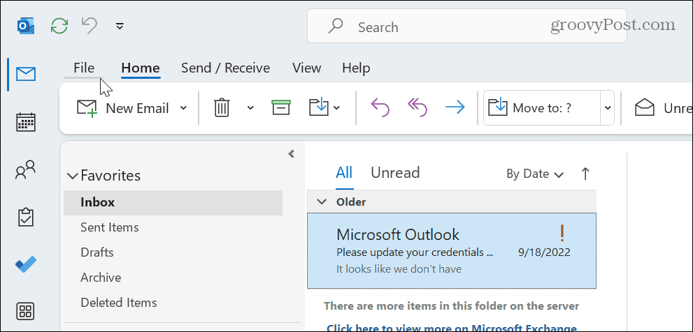 Отпечатайте имейл от Outlook