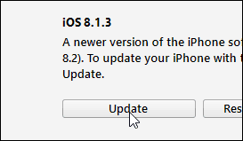 iOS 8.1.3 Актуализиране до 8.2