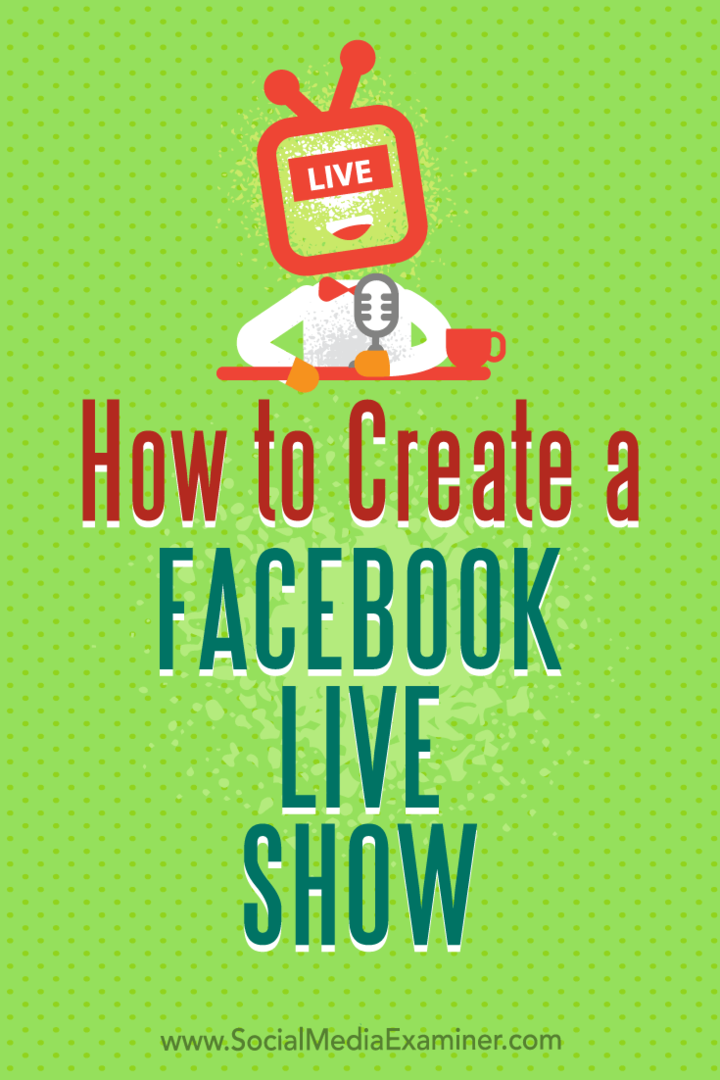 Как да създадем шоу на живо във Facebook: Проверка на социални медии