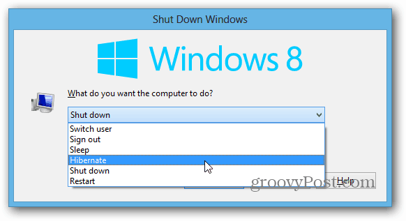 Изключване на Windows 8 Desktop