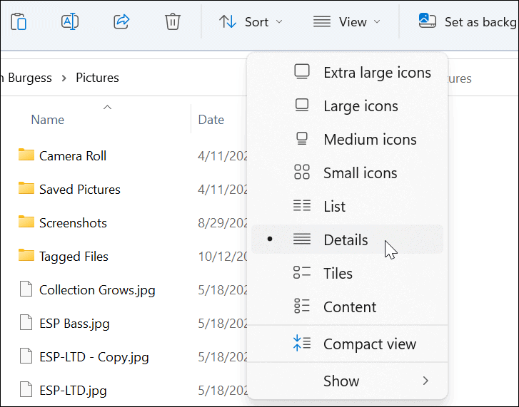Добавяне на етикети към файлове в Windows 11