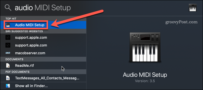 аудио midi настройка mac