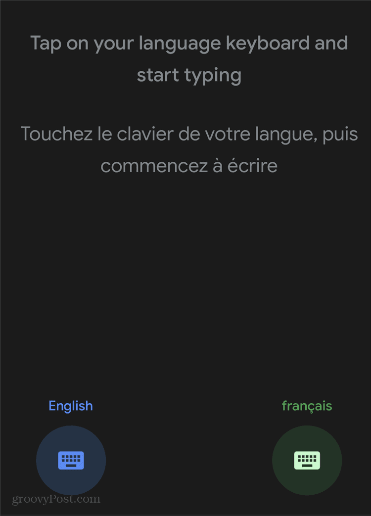 Клавиатура на Google Assistant Interpreter Mode