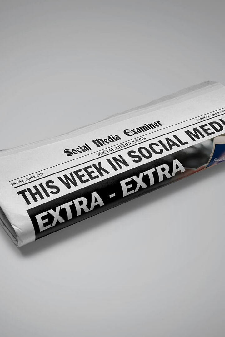 Facebook тества предавания на разделен екран на живо: Тази седмица в социалните медии: Social Media Examiner