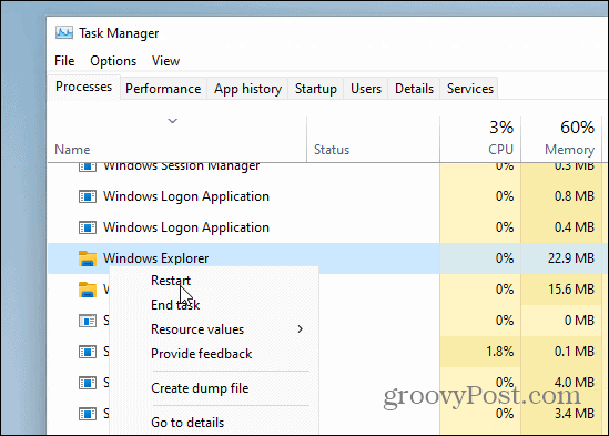 Предотвратете редакции на бързи настройки в Windows 11