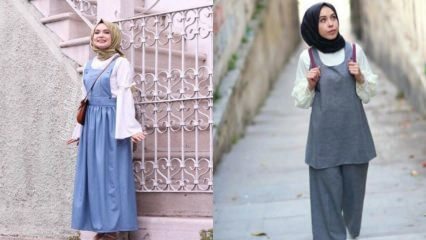 Изтъркано спортно облекло за млади бременни жени с хиджаб
