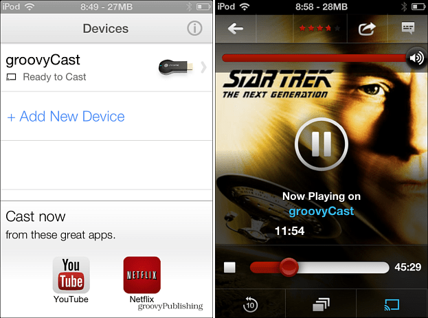Приложение за Chromecast iOS