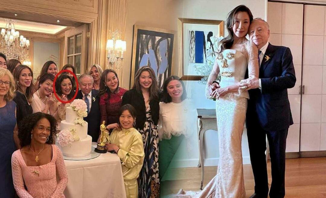 Женен 20 години по-късно! Всички погледи са вперени в причудливата сватбена рокля на Michelle Yeoh!