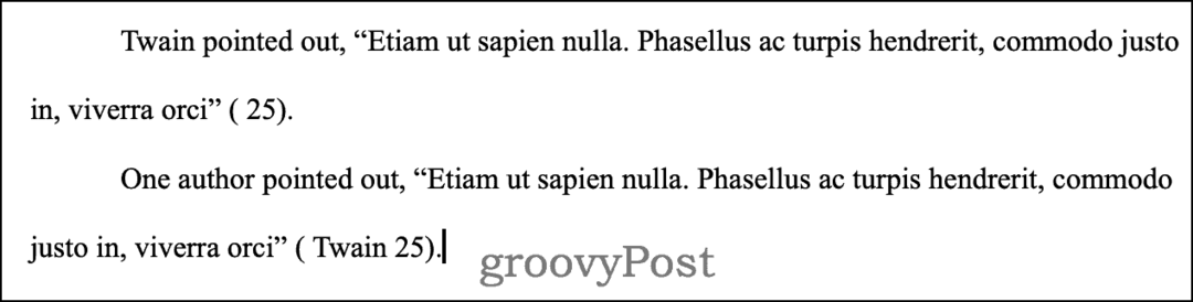 Цитиране в текст Една работа