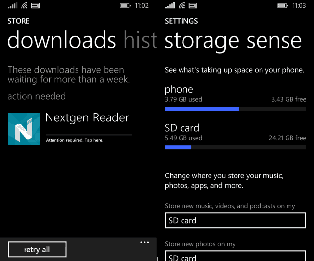 Преместете приложения от SD карта към телефон на Windows Phone 8.1